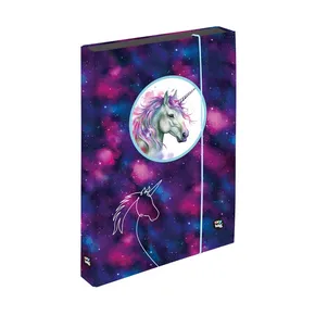 Škatula na zošity A4 Jumbo OXY GO Unicorn